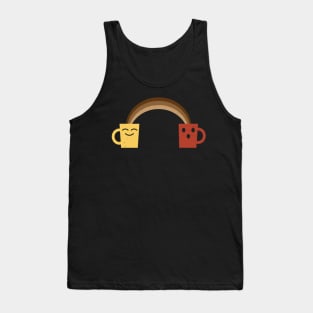 My Coffee Needs Coffee Funny Caffeine Rainbow Tank Top